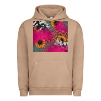 Pigment Burro pink glitter leopard cowhide Urban Hoodie - JahusDesignShop