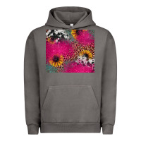 Pigment Tornado pink glitter leopard cowhide Urban Hoodie - JahusDesignShop