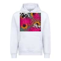 White pink glitter leopard cowhide Urban Hoodie - JahusDesignShop