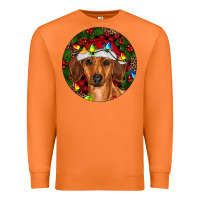 Christmas Dachshund Premium Sweatshirt | Teevron