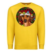 Lemon Christmas Dachshund Premium Sweatshirt - RanaPortraitStore