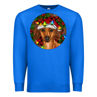 True Royal Christmas Dachshund Premium Sweatshirt - RanaPortraitStore