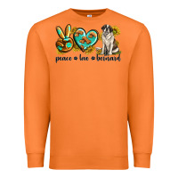 Carrot peace love st. bernard Premium Sweatshirt - texasbilliewilder