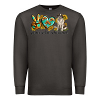 Smoke peace love st. bernard Premium Sweatshirt - texasbilliewilder
