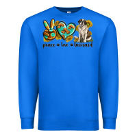 True Royal peace love st. bernard Premium Sweatshirt - texasbilliewilder