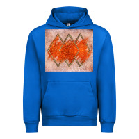 Cobalt orange glitter Urban Hoodie - JahusDesignShop