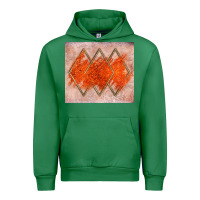 Emerald orange glitter Urban Hoodie - JahusDesignShop