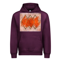 Mauve Wine orange glitter Urban Hoodie - JahusDesignShop
