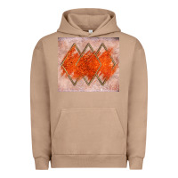 Pigment Burro orange glitter Urban Hoodie - JahusDesignShop