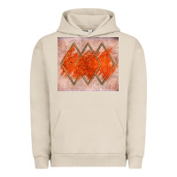Pigment French Oak orange glitter Urban Hoodie - JahusDesignShop