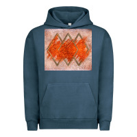 Pigment Midnight Navy orange glitter Urban Hoodie - JahusDesignShop
