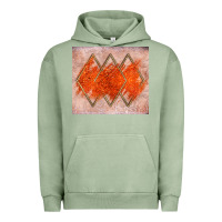 Pigment Oil Green orange glitter Urban Hoodie - JahusDesignShop