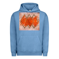 Pigment Pebble Blue orange glitter Urban Hoodie - JahusDesignShop