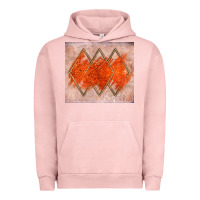 Pigment Salmon orange glitter Urban Hoodie - JahusDesignShop
