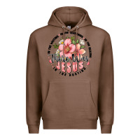 Chestnut there was jesus Premium Hoodie - JahusDesignShop