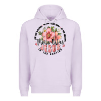 Lilac there was jesus Premium Hoodie - JahusDesignShop