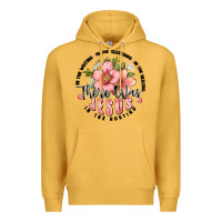 Mustard there was jesus Premium Hoodie - JahusDesignShop