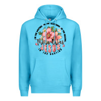Ocean Blue there was jesus Premium Hoodie - JahusDesignShop