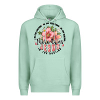 Seafoam there was jesus Premium Hoodie - JahusDesignShop
