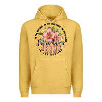 Antique Gold there was jesus Premium Hoodie - JahusDesignShop