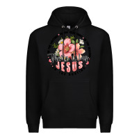 Black there was jesus Premium Hoodie - JahusDesignShop