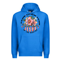 True Royal there was jesus Premium Hoodie - JahusDesignShop