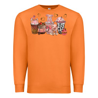 Carrot pigs coffee cups Premium Sweatshirt - texasbilliewilder