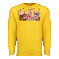 Lemon pigs coffee cups Premium Sweatshirt - texasbilliewilder