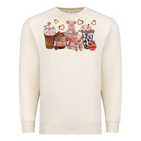 Sandshell pigs coffee cups Premium Sweatshirt - texasbilliewilder