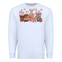 White pigs coffee cups Premium Sweatshirt - texasbilliewilder