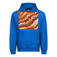 Cobalt orange glitter Urban Hoodie - JahusDesignShop