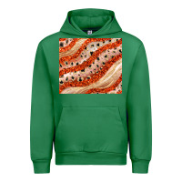 Emerald orange glitter Urban Hoodie - JahusDesignShop