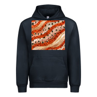 Navy orange glitter Urban Hoodie - JahusDesignShop