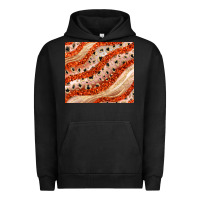 Pigment Black orange glitter Urban Hoodie - JahusDesignShop