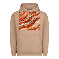 Pigment Burro orange glitter Urban Hoodie - JahusDesignShop