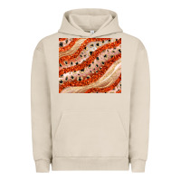 Pigment French Oak orange glitter Urban Hoodie - JahusDesignShop