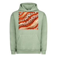 Pigment Oil Green orange glitter Urban Hoodie - JahusDesignShop