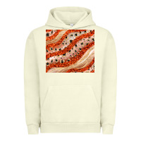 Pigment Pistachio orange glitter Urban Hoodie - JahusDesignShop