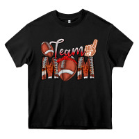 Black team mom Heavy Core Tee - CowhideDigitalArt
