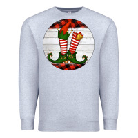 Heather Grey Elf Shoes Premium Sweatshirt - RanaPortraitStore
