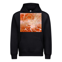 Black orange glitter Urban Hoodie - JahusDesignShop