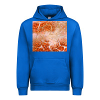 Orange Glitter Urban Hoodie | Teevron