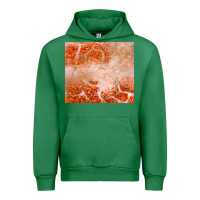 Emerald orange glitter Urban Hoodie - JahusDesignShop