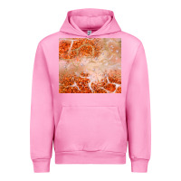 Fuchsia Pink orange glitter Urban Hoodie - JahusDesignShop