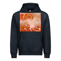 Navy orange glitter Urban Hoodie - JahusDesignShop
