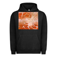 Pigment Black orange glitter Urban Hoodie - JahusDesignShop