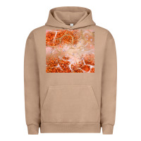 Pigment Burro orange glitter Urban Hoodie - JahusDesignShop