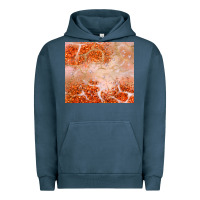 Pigment Midnight Navy orange glitter Urban Hoodie - JahusDesignShop