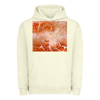 Pigment Pistachio orange glitter Urban Hoodie - JahusDesignShop
