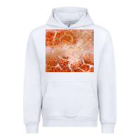 White orange glitter Urban Hoodie - JahusDesignShop
